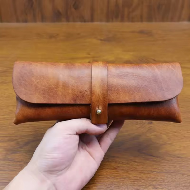 Vintage Cow Leather Pipe Bag H - Travel Accessories Pouch For Men ulasan dan harga