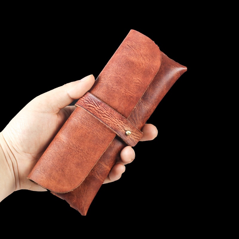 Vintage Cow Leather Pipe Bag H - Travel Accessories Pouch For Men ulasan dan harga