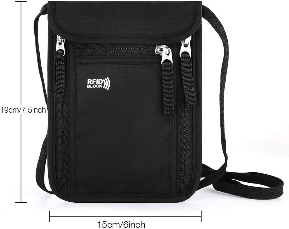 1pc Travel Pouch Neck Wallet F - Travel Accessories In Bulk ulasan dan harga