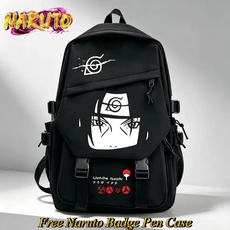 NARUTO Cartoon Backpack Two-di - Travel Accessories Japan ulasan dan harga